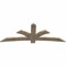 Ekena Millwork Davenport Rough Sawn Timber Gable Bracket, Douglas Fir, 84"W x 31"H x 2"D x 6"F, 9/12 Pitch GBW084X31X0206DAV00RDF - alternate 2